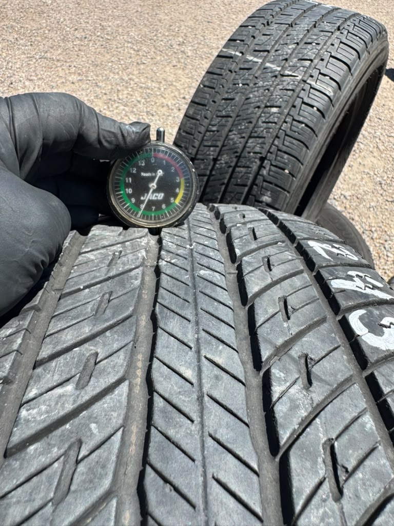 245/60R18 Pair (2 Used Tires) TigerPaw Uniroyal