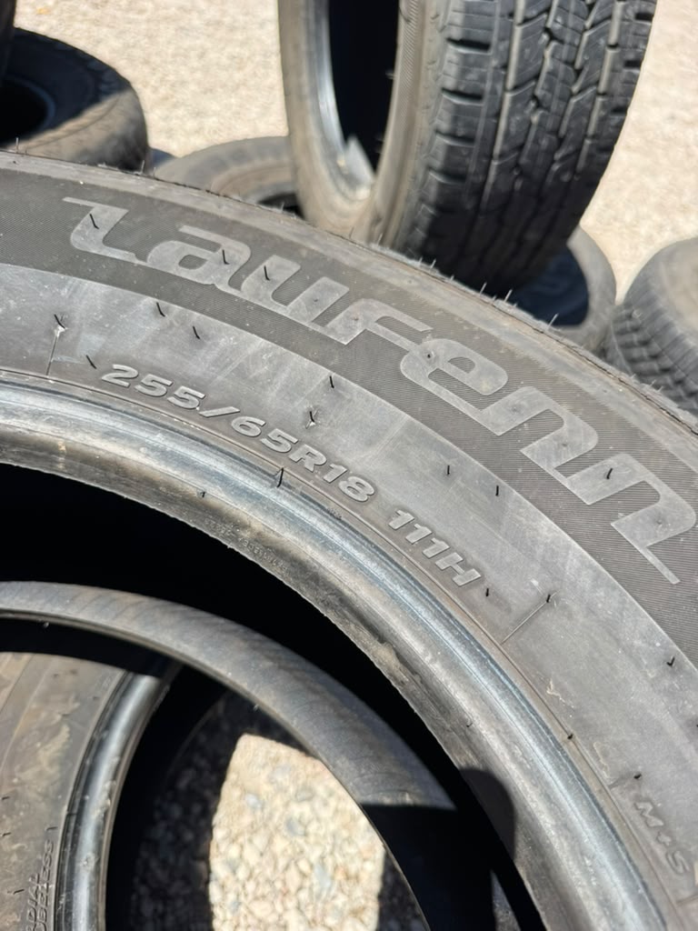 255/65R18 Pair (2 Used Tires) Laufenn X FIT HT