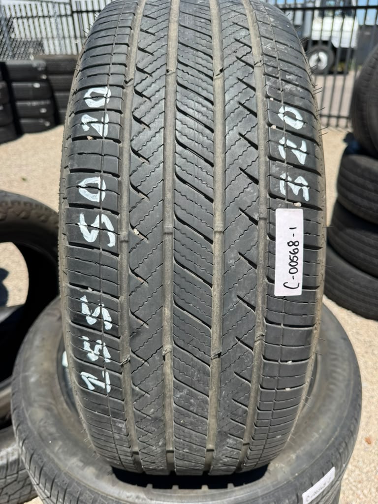 255/50R20 Set (4 Used Tires) Bridgestone Alenza Sport