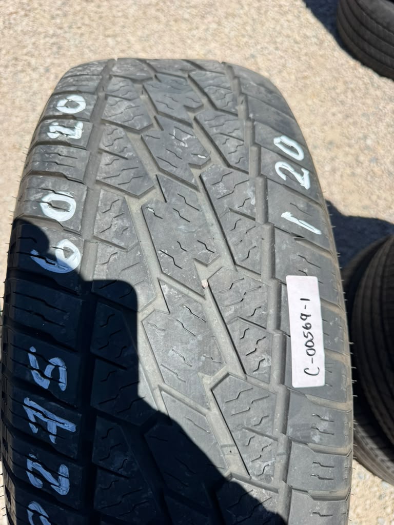 275/60R20 Pair (2 Used Tires) Delinte Bandit