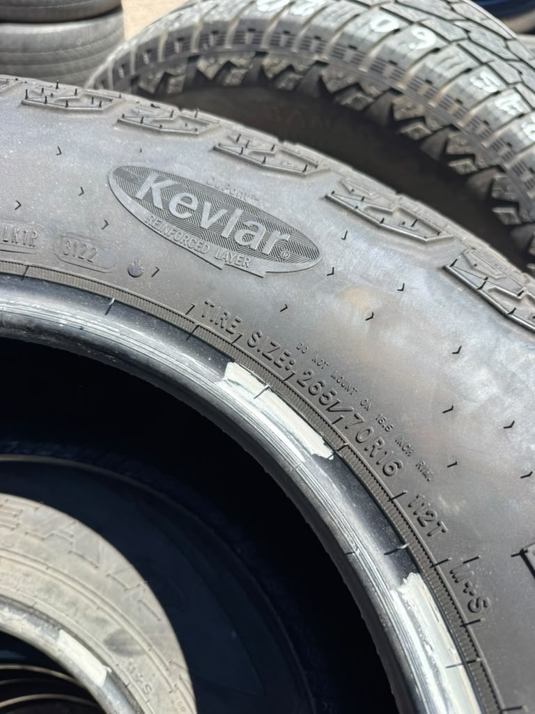 265/70R16 Set (4 Used Tires) Goodyear Wrangler Territory