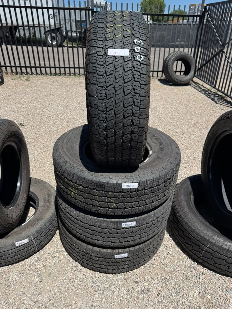 265/70R16 Set (4 Used Tires) Goodyear Wrangler Territory