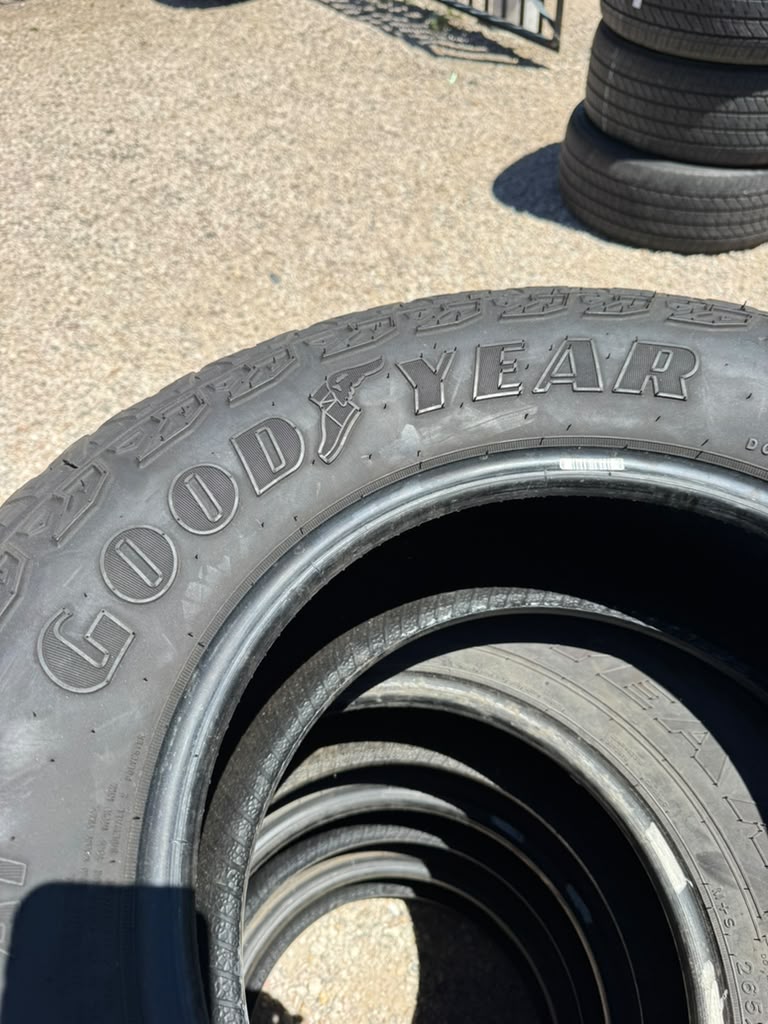 265/70R16 Set (4 Used Tires) Goodyear Wrangler Territory