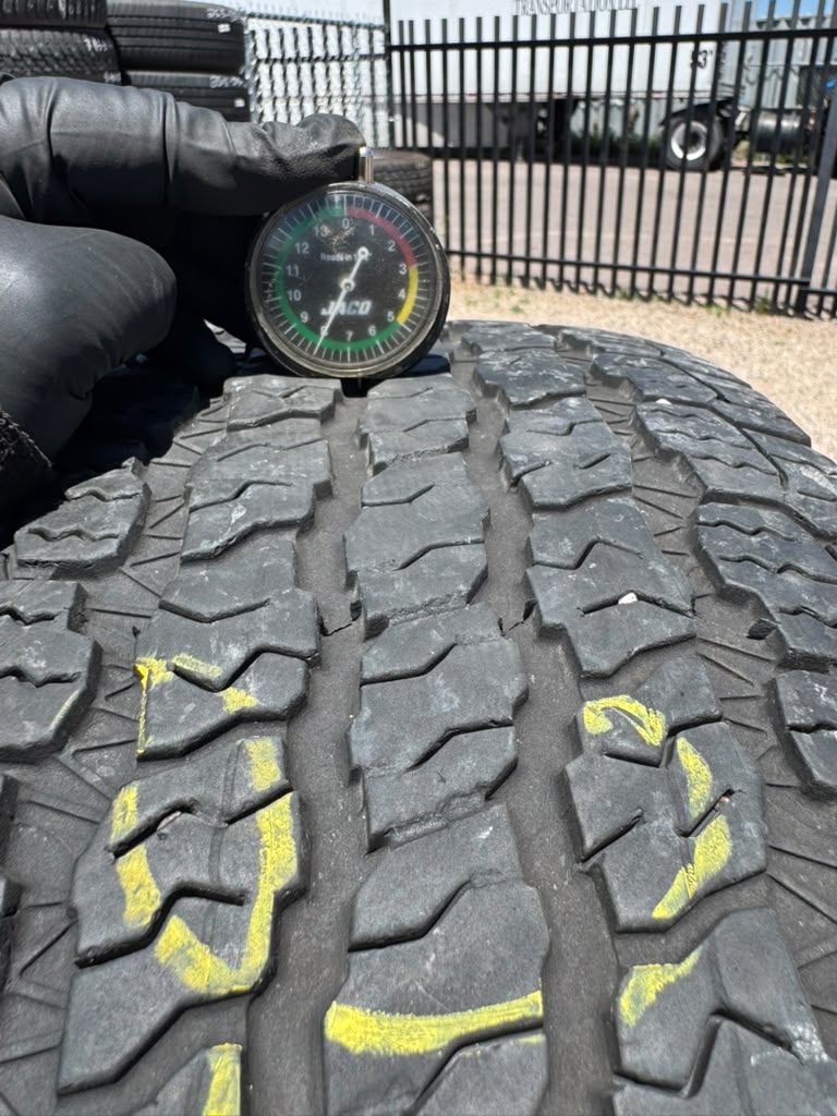 265/70R16 Set (4 Used Tires) Goodyear Wrangler Territory
