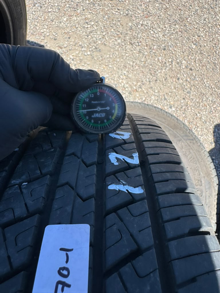 LT225/75R16 Pair (2 Used Tires) Savero GT Radial