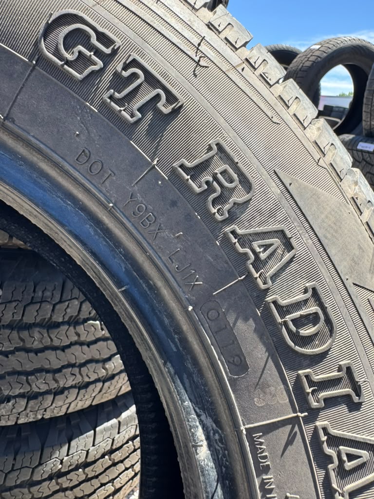 LT225/75R16 Pair (2 Used Tires) Savero GT Radial