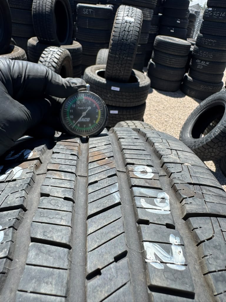 215/55R17 Set (4 Used Tires) Goodyear Reliant