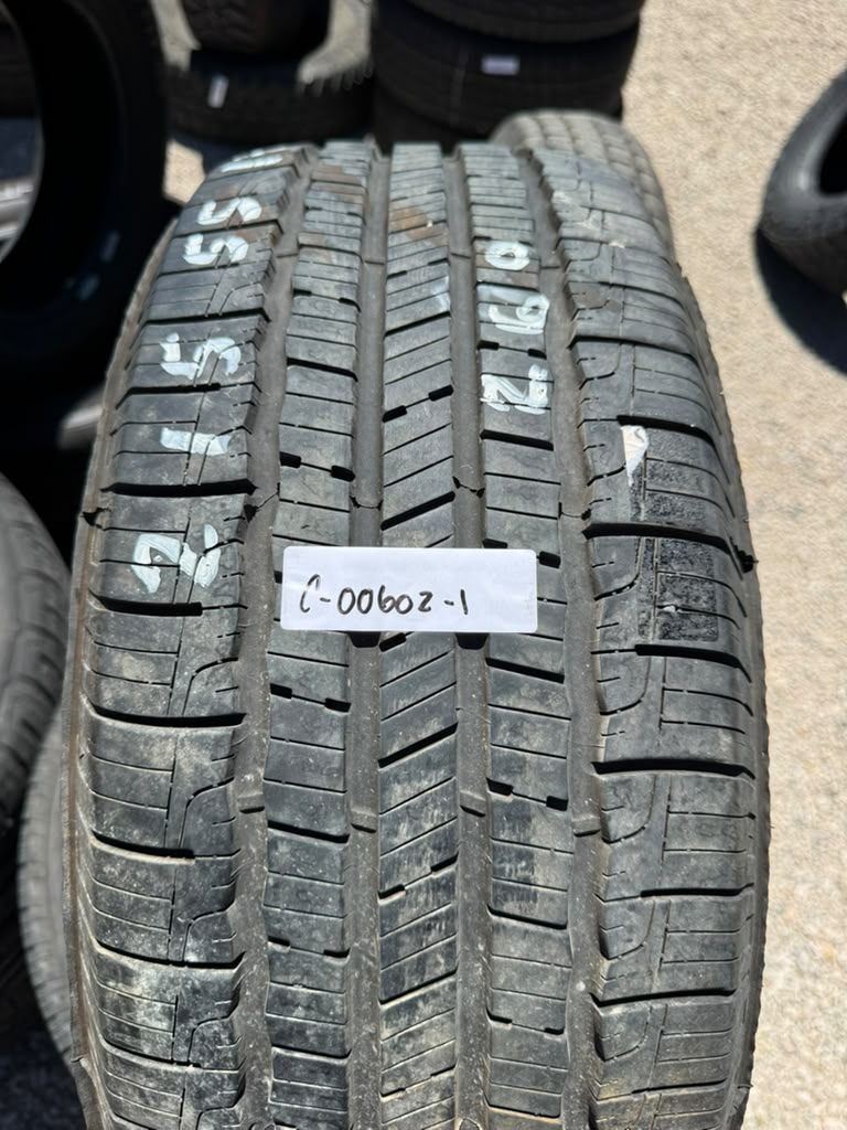 215/55R17 Set (4 Used Tires) Goodyear Reliant
