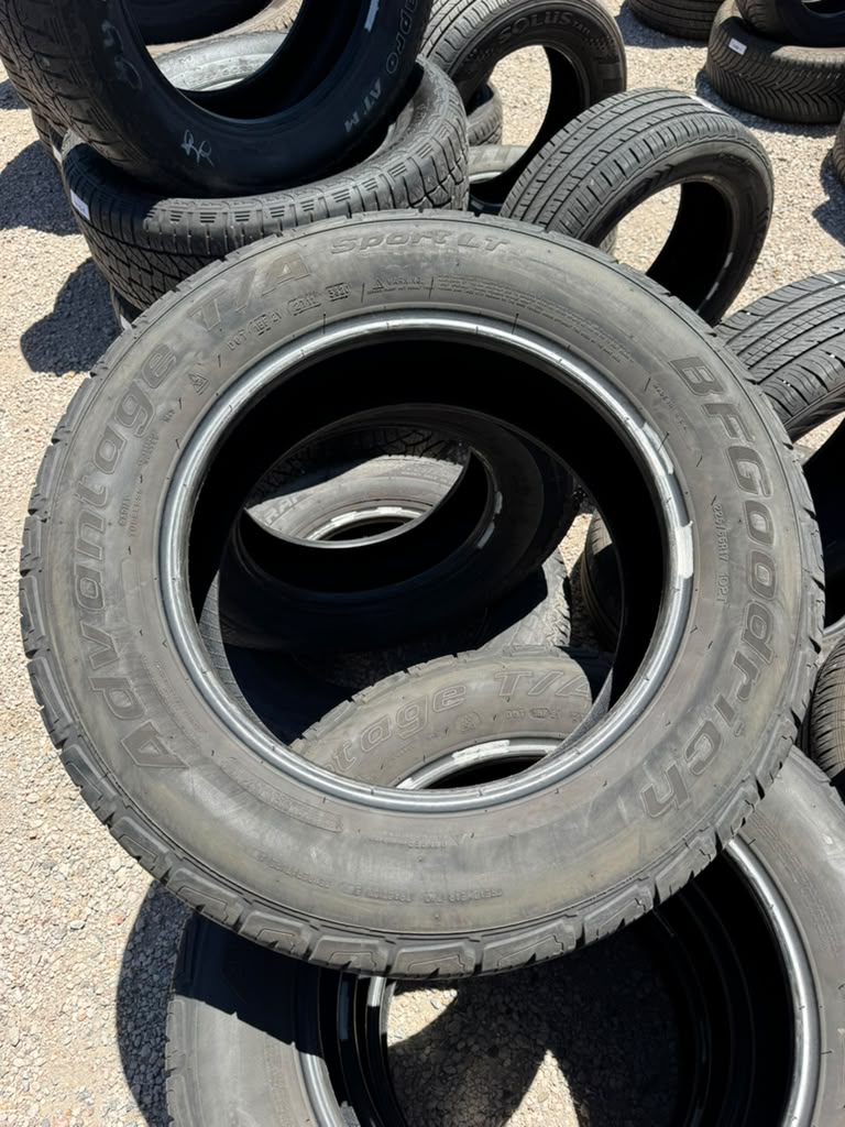 225/65R17 Set (4 Used Tires) Bfgoodrich Advantage Sport