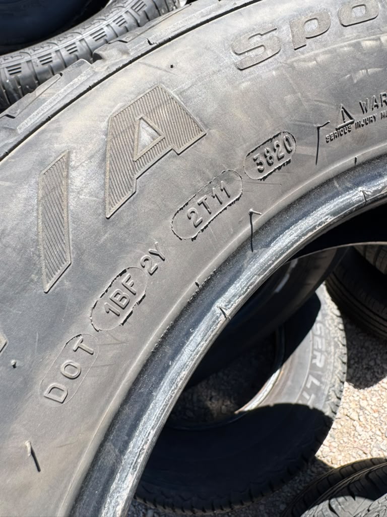 225/65R17 Set (4 Used Tires) Bfgoodrich Advantage Sport