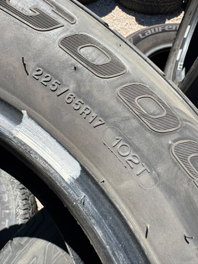 225/65R17 Set (4 Used Tires) Bfgoodrich Advantage Sport