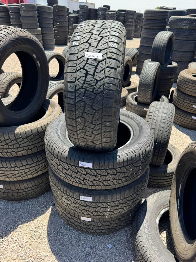 265/60R18 Set (4 Used Tires) Hankook DynaPro ATM
