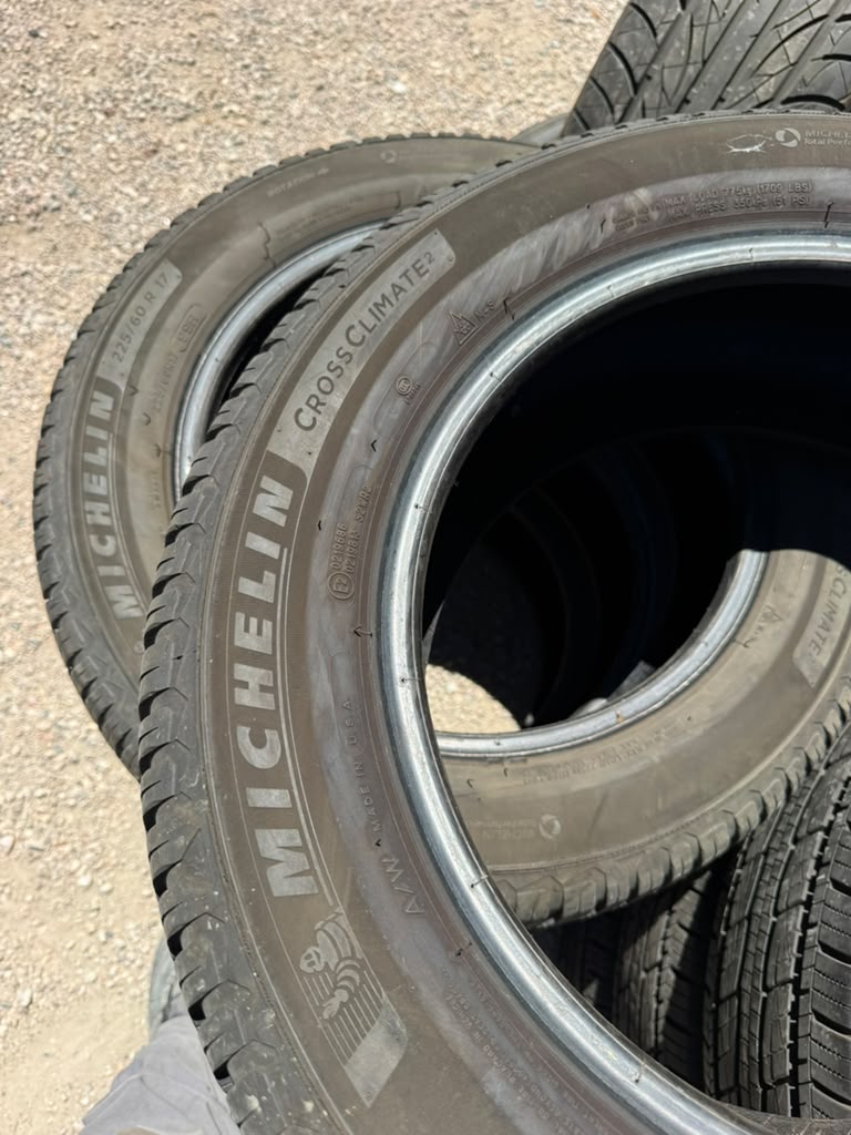 225/60R17  Single (1 Used Tire) Michelin Cross Climate