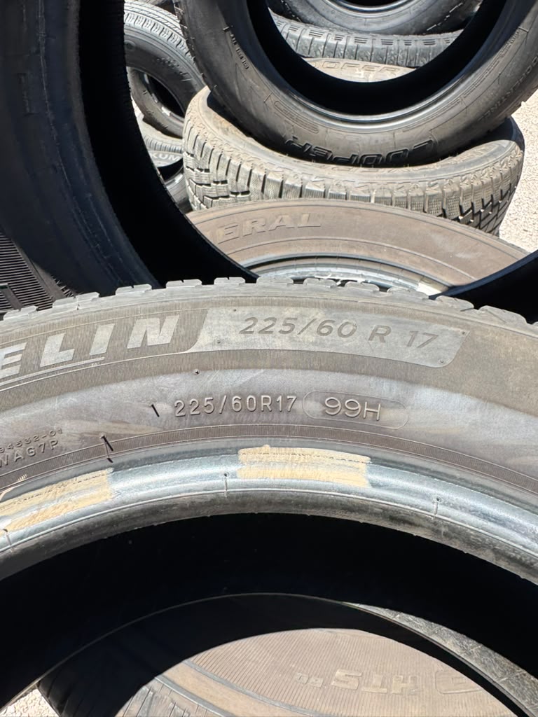 225/60R17  Single (1 Used Tire) Michelin Cross Climate