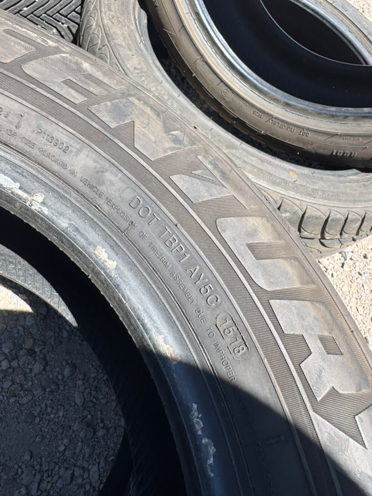 215/60R16 Pair (2 Used Tires) Sentury Touring