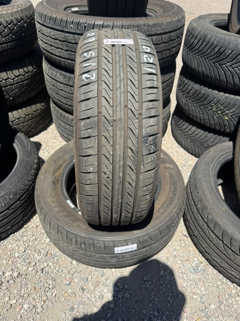 215/60R16 Pair (2 Used Tires) Sentury Touring