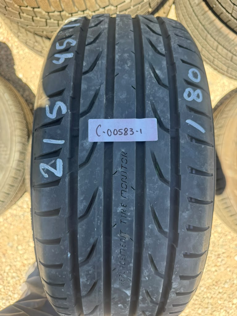 215/45417 Pair (2 Used Tires) General  G MAX RS
