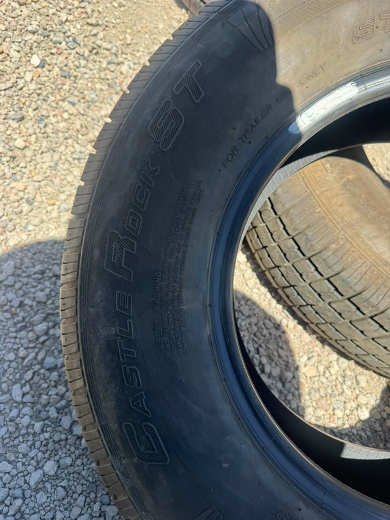 ST235/80R16 Pair (2 Used Tires) Castle Rock ST