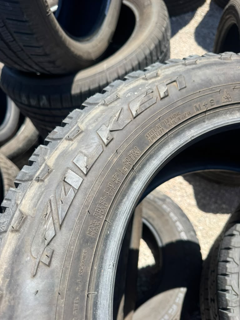 235/60R18 Set (4 Used Tires) Falken WildPeak