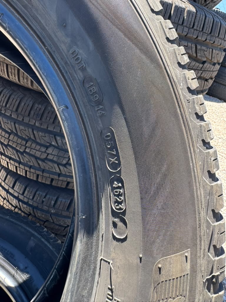 225/60R18 Pair (2 Used Tires) Michelin Cross Climate