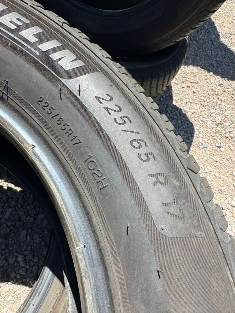 225/65R17 Pair (2 Used Tires) Michelin Cross Climate
