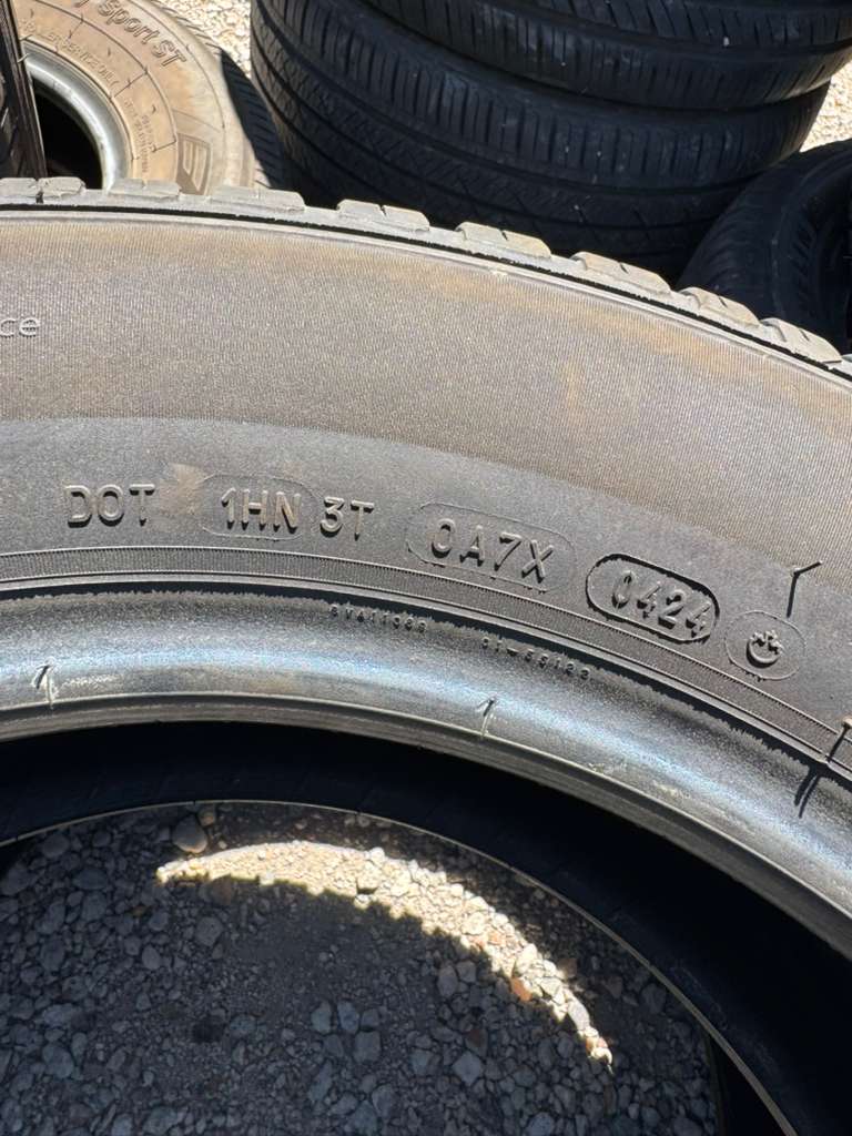 225/65R17 Pair (2 Used Tires) Michelin Cross Climate