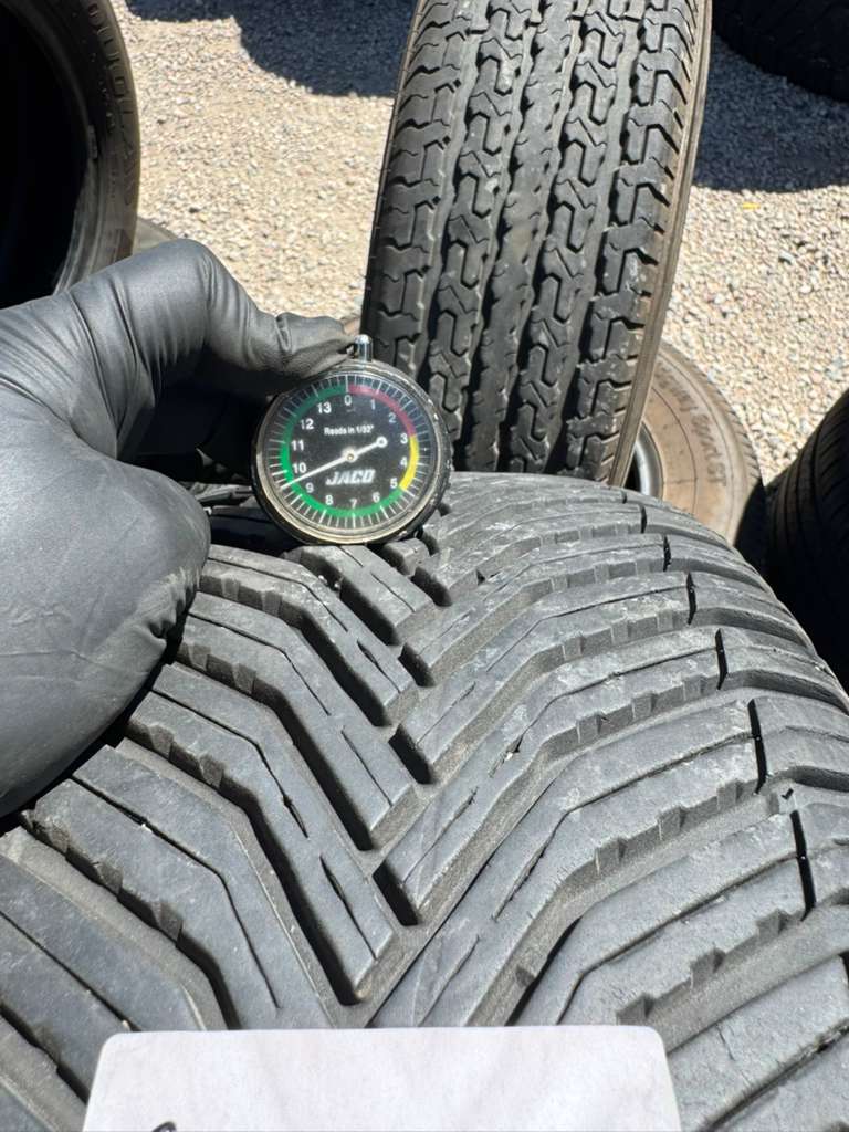 225/65R17 Pair (2 Used Tires) Michelin Cross Climate