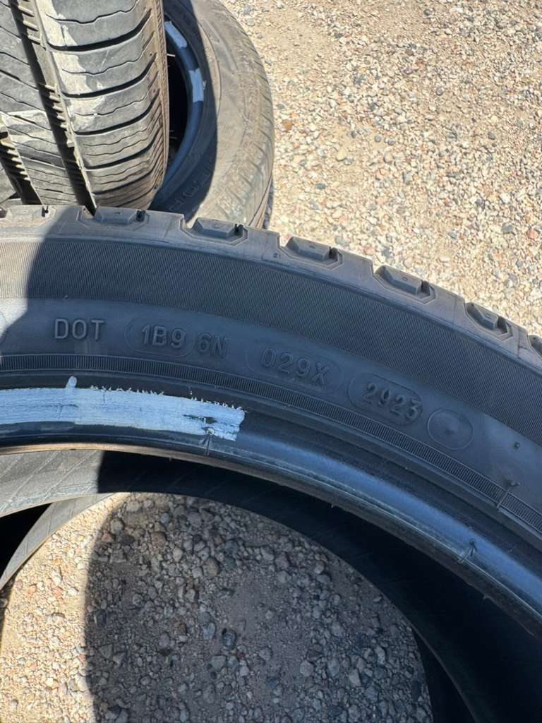 235/45R19 Pair (2 Used Tires) Michelin Defender