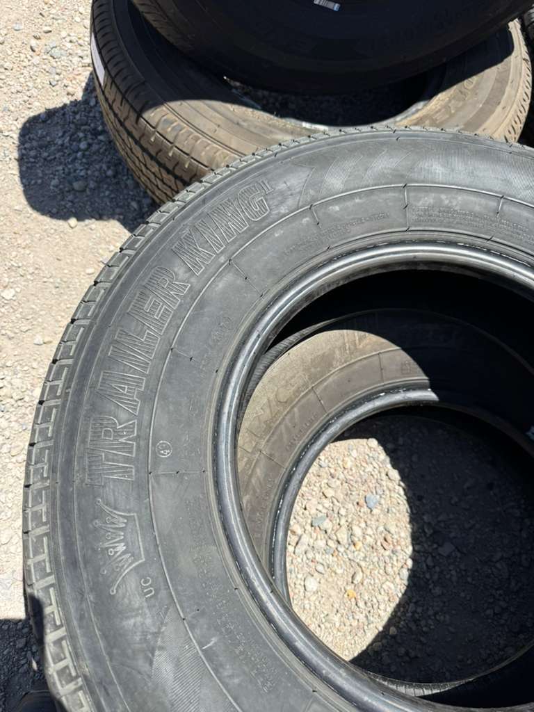 ST225/75R15 Pair (2 Used Tires) Trailer King ST Radial