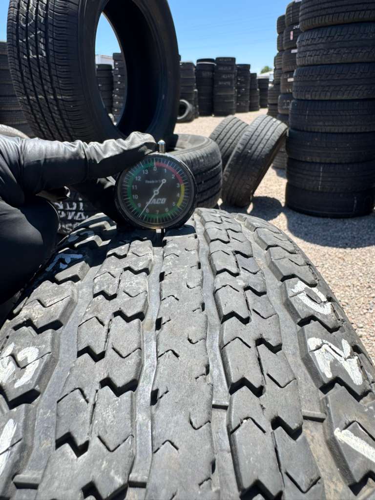 ST225/75R15 Pair (2 Used Tires) Power King Towmax STR