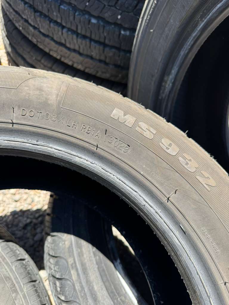 205/55R16 Pair (2 Used Tires) Milestar