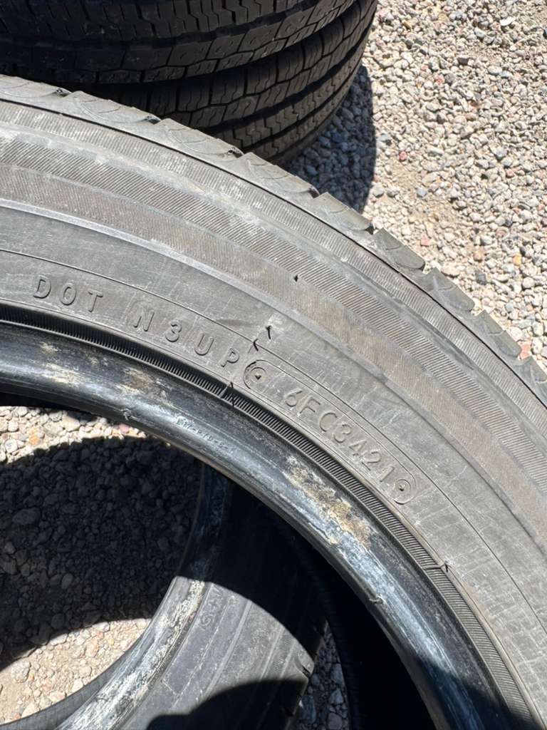 225/55R17 Pair (2 Used Tires) Toyo Eclipse