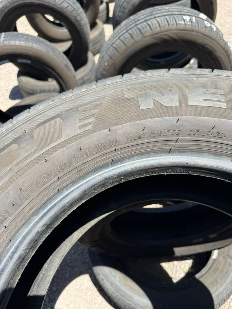 LT225/75R16 Set (4 Used Tires) Nexen Rodian CT8 HL