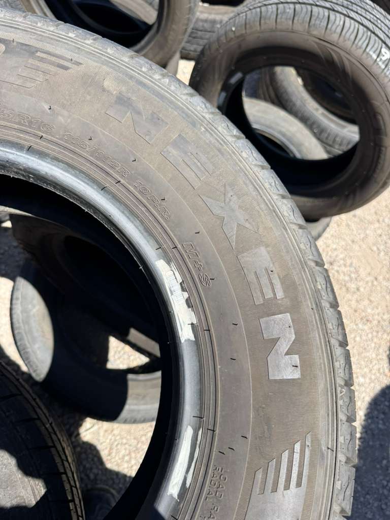 LT225/75R16 Set (4 Used Tires) Nexen Rodian CT8 HL