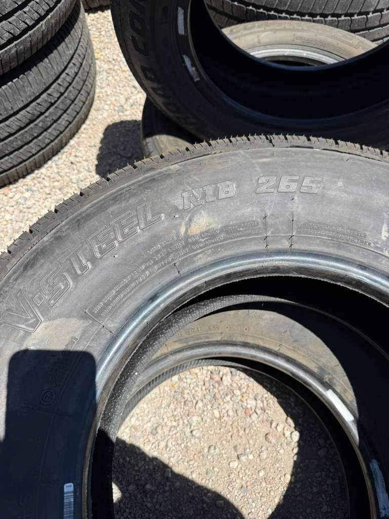 LT245/75R16 Pair (2 Used Tires) Bridgestone V-Steel