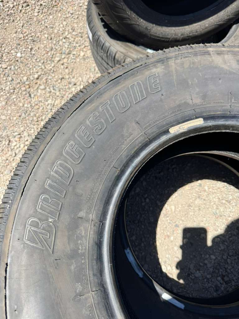 LT245/75R16 Pair (2 Used Tires) Bridgestone V-Steel