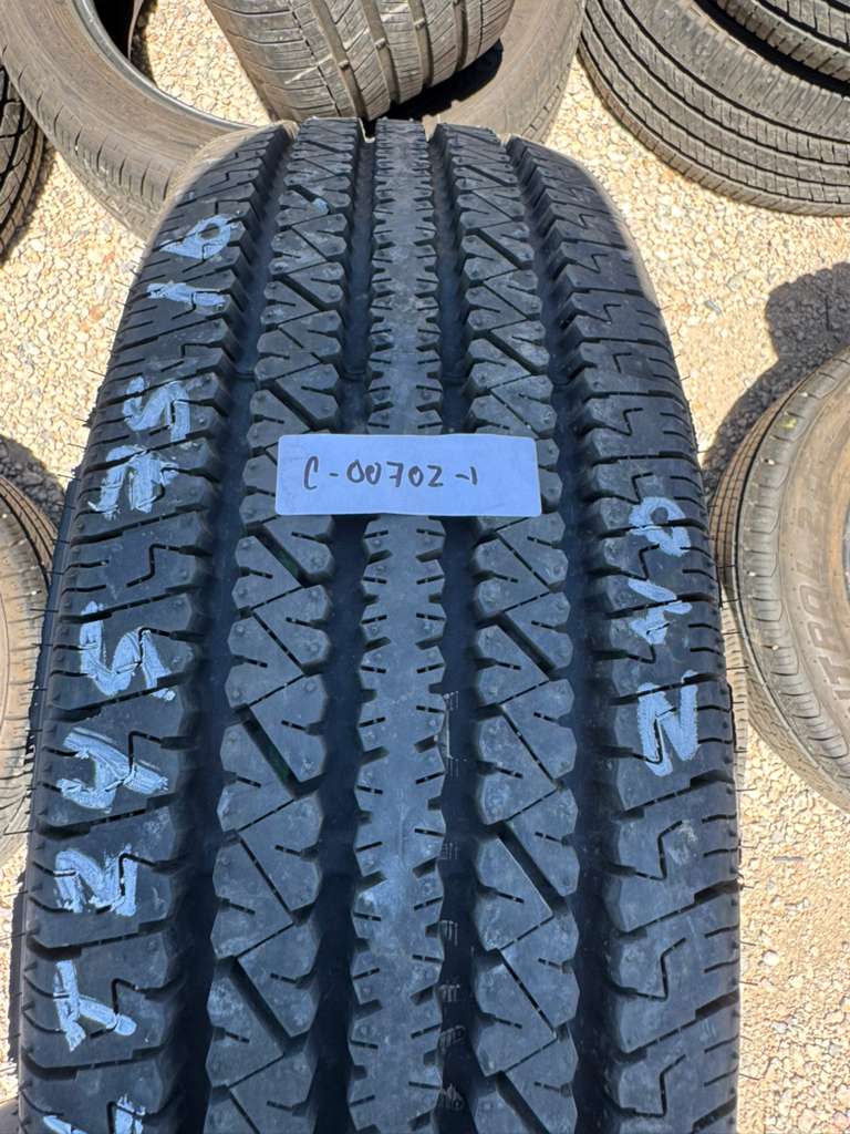 LT245/75R16 Pair (2 Used Tires) Bridgestone V-Steel