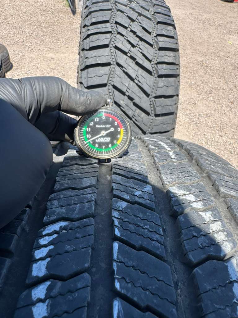 275/55R20 Pair (2 Used Tires) Michelin Defender