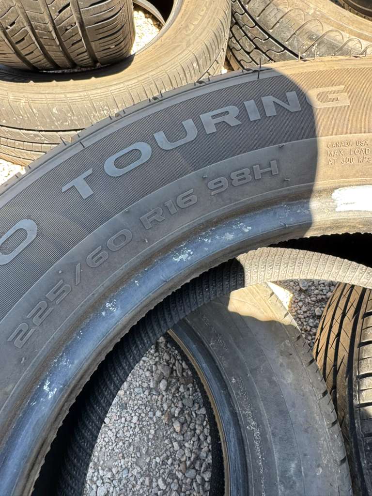 225/60R16 Pair (2 Used Tires) GTRadial Champiro Touring