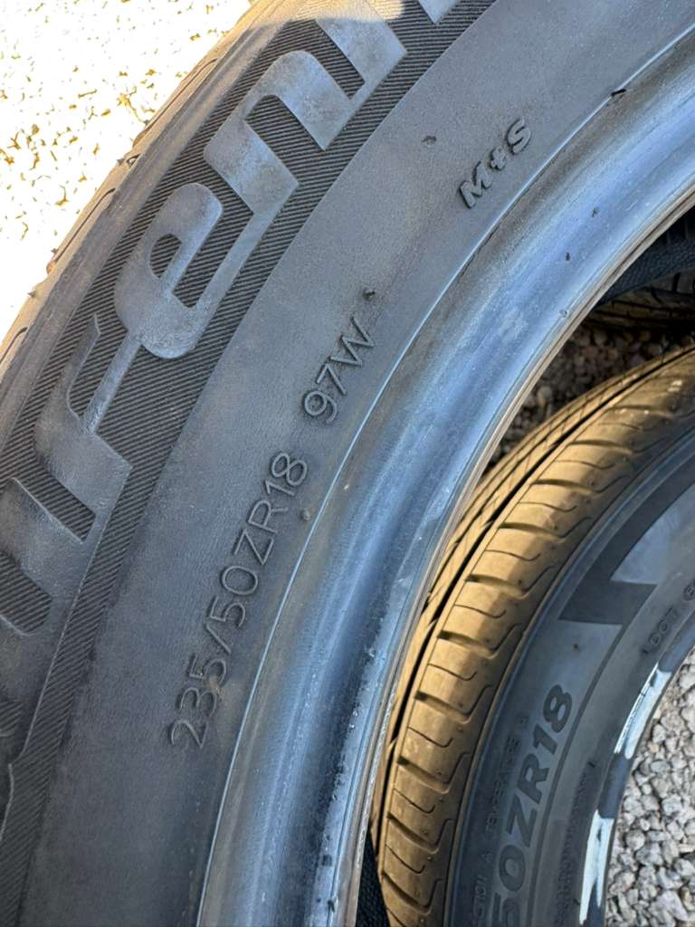235/50ZR18 Pair (2 Used Tires) Laufenn S Fit
