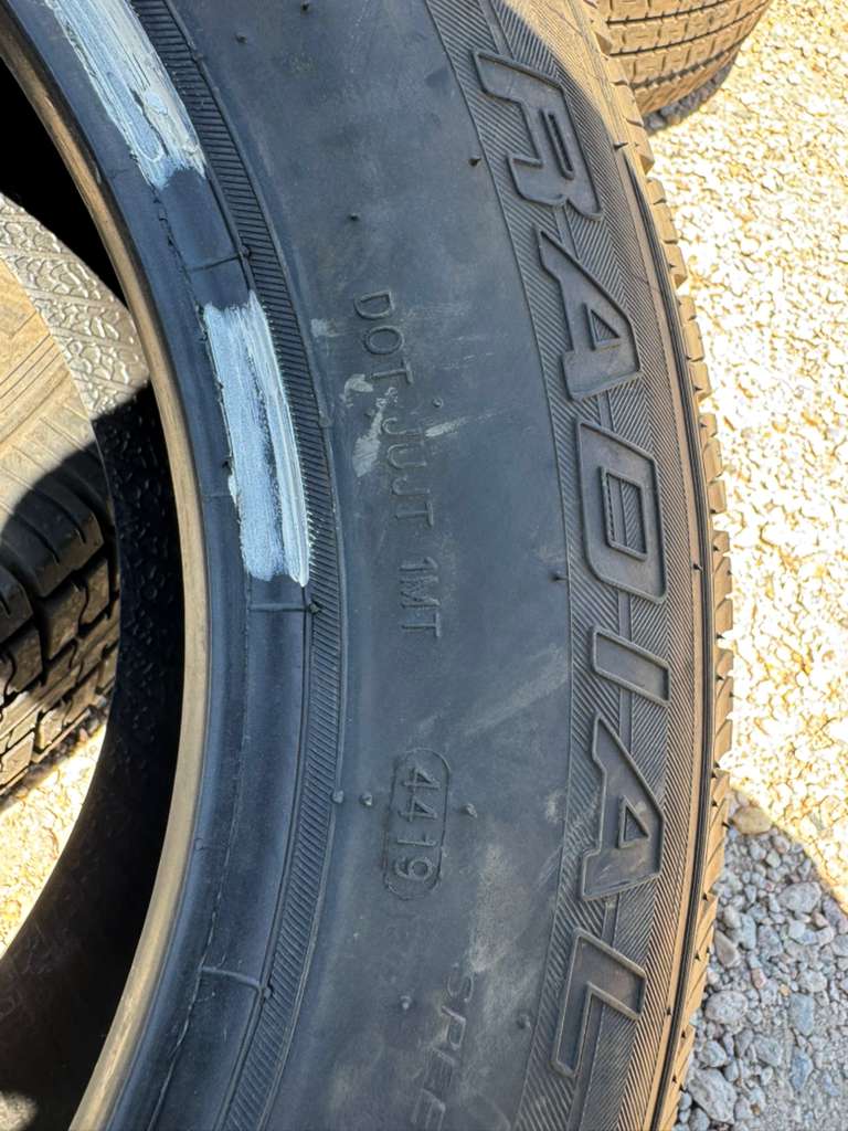 ST205/75R15 Pair (2 Used Tires) Castle Rock ST