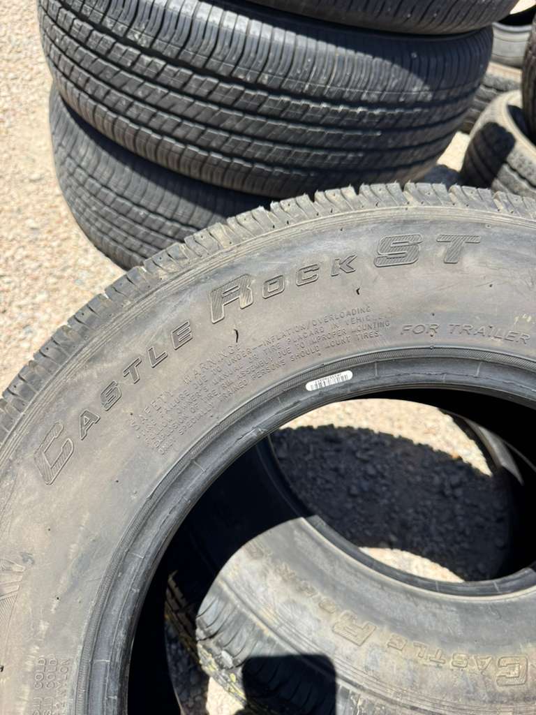 ST205/75R15 Pair (2 Used Tires) Castle Rock ST