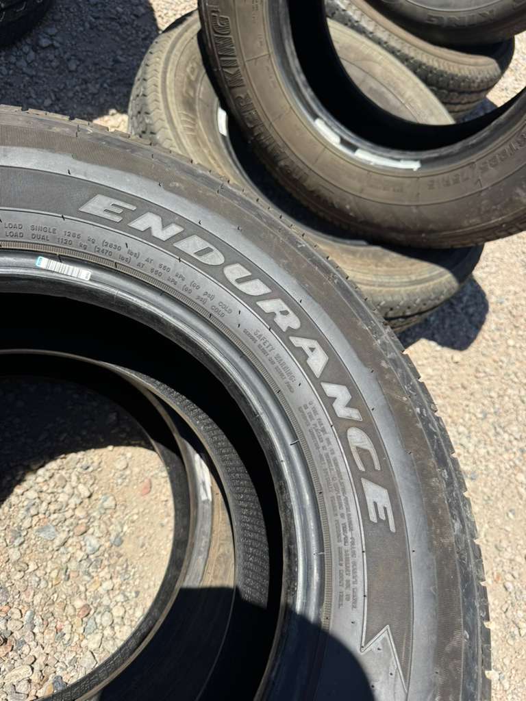 ST225/75R15 Pair (2 Used Tires) Goodyear Endurance