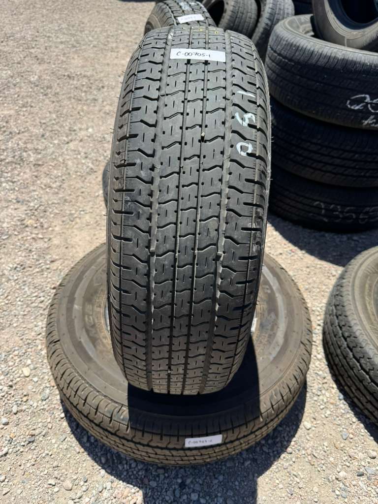 ST225/75R15 Pair (2 Used Tires) Goodyear Endurance