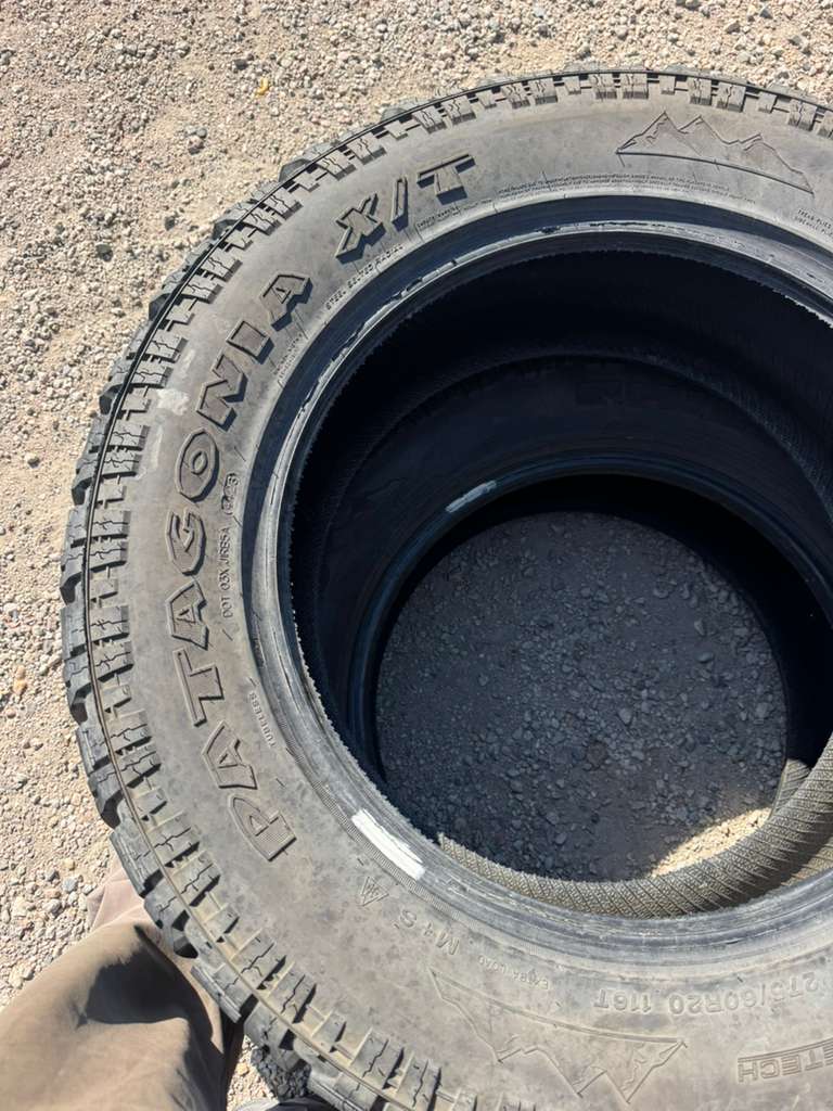 275/60R20 Pair (2 Used Tires) Milestar Patagonia X/T