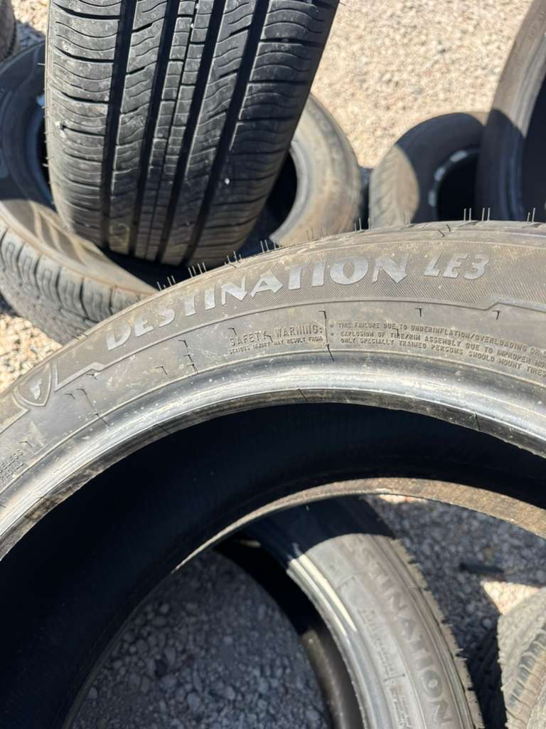 245/50R20 Pair (2 Like New Tires) Firestone Destination LE3