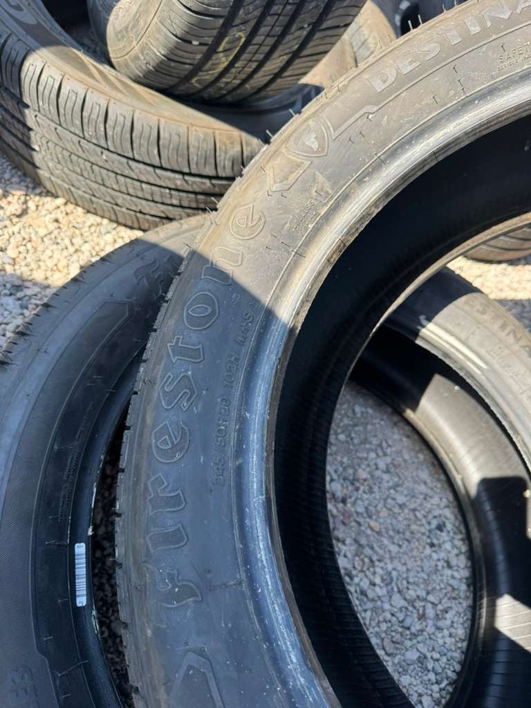 245/50R20 Pair (2 Like New Tires) Firestone Destination LE3