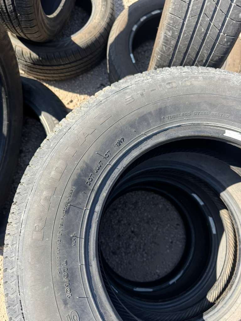 ST205/75R15 Set (4 Used Tires) GoodRide ST