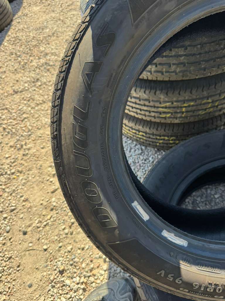 215/60R16 Pair (2 Used Tires) Douglas Touring