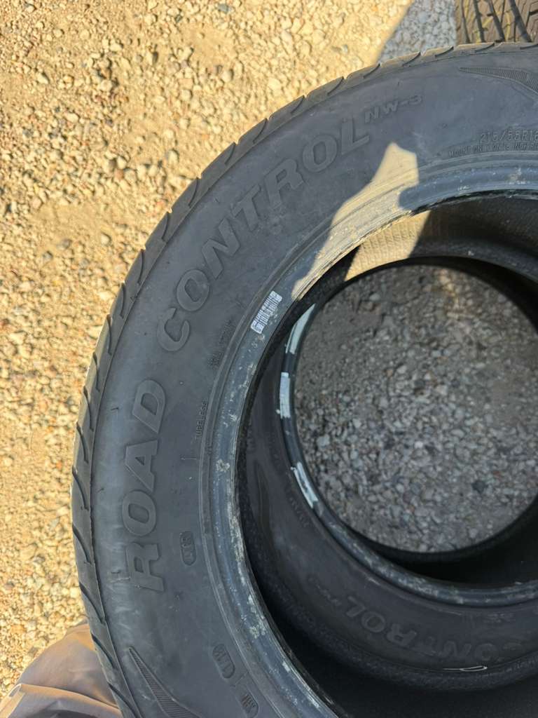 215/55R16 Pair (2 Used Tires) DeanTires Road Control